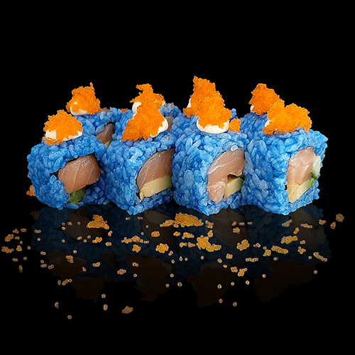 Sushi blue roll (8 stuks)