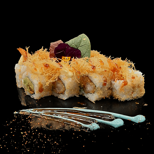 Uramaki ebi fry (8 stuks)
