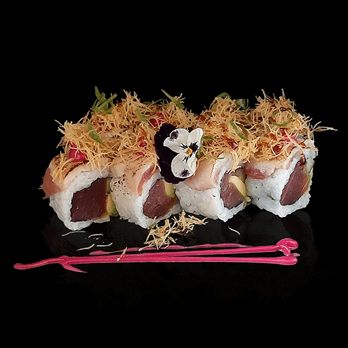 Uramaki flamed tonijn (8 stuks)
