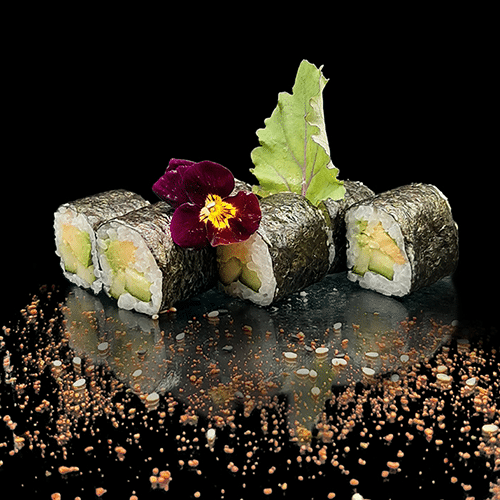 Maki avocado en komkommer (8 stuks)