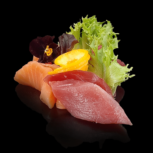 Sashimi zalm en tonijn (10 stuks)
