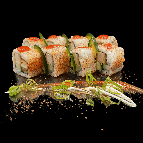Uramaki spicy chicken (8 stuks)
