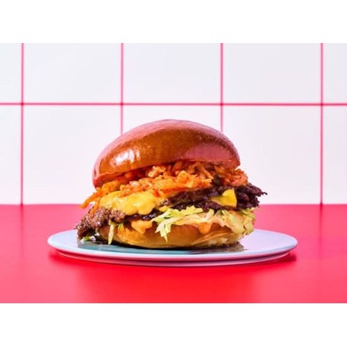 Spicy Kimchi Smashburger