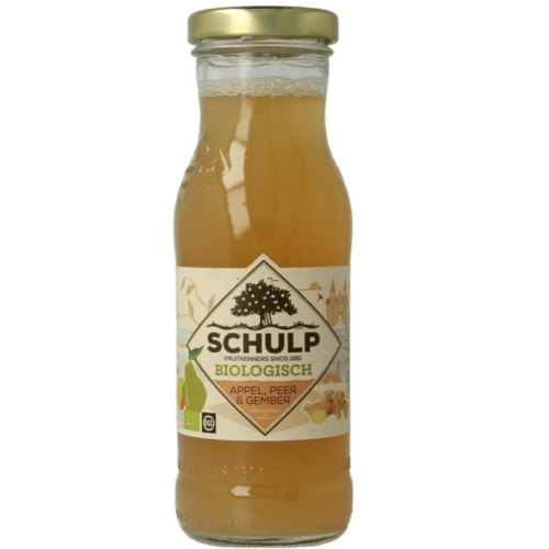 Appel, peer en gember sap