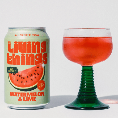 Living Things watermelon en lime 330ml