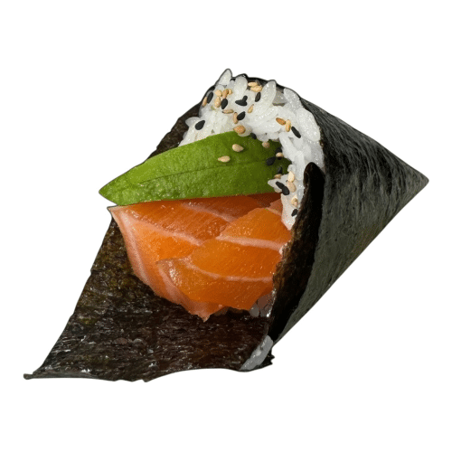 Hand roll salmon