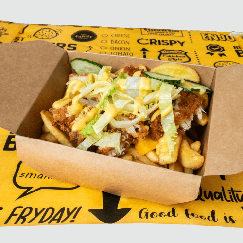 Loaded fries classic crispy chicken
