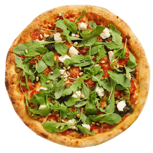 Pizza arugula goat cheese