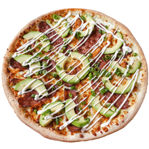 Pizza avocado fiesta