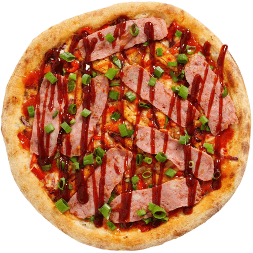 Pizza BBQ chicken bacon ranch