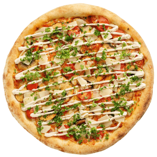 Pizza chick'n tartufo