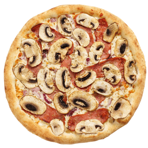 Pizza creamy bacon