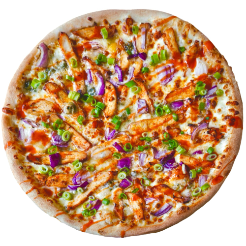 Pizza Frank's buffalo chicken