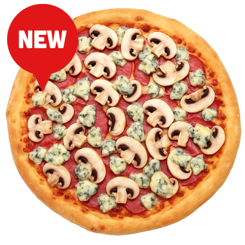Pizza pep and blue crave