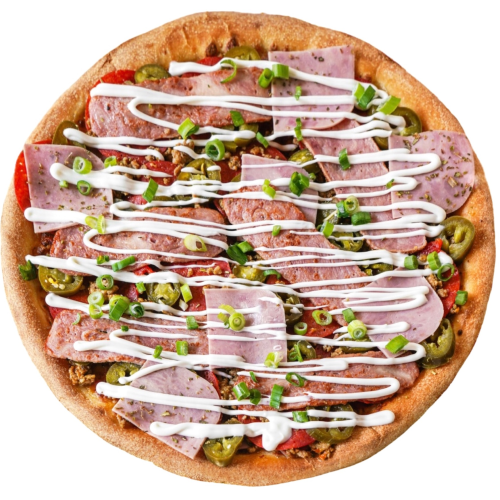 Pizza smokey fire