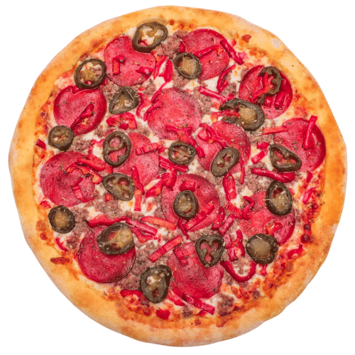 Pizza spicy meat club