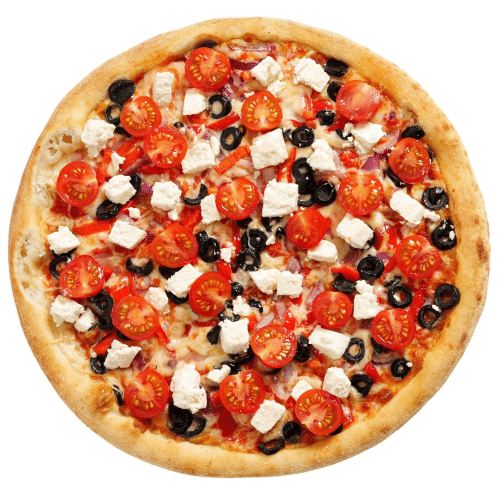 Pizza the Greek veggie