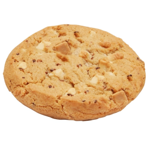White chocolate raspberry cookie