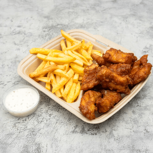 Kibbeling menu