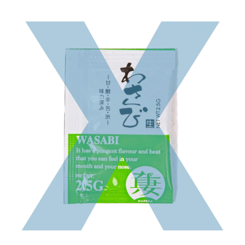 Ik wil geen wasabi