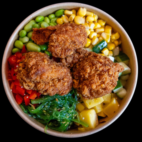 Poké bowl chicken