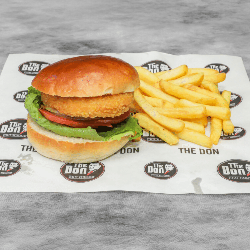 The Don crispy chicken burger