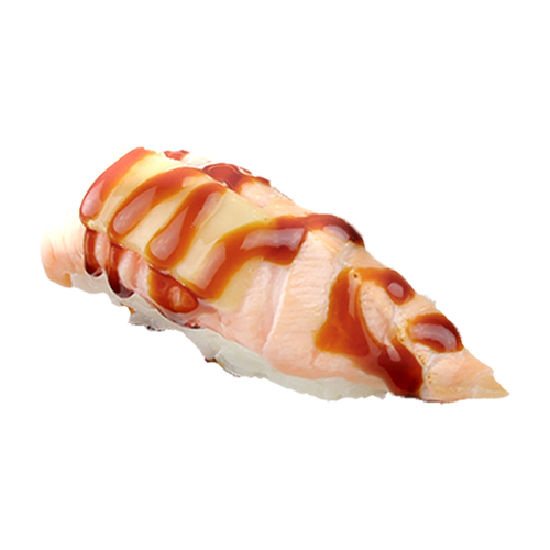 Zalm en kaas nigiri
