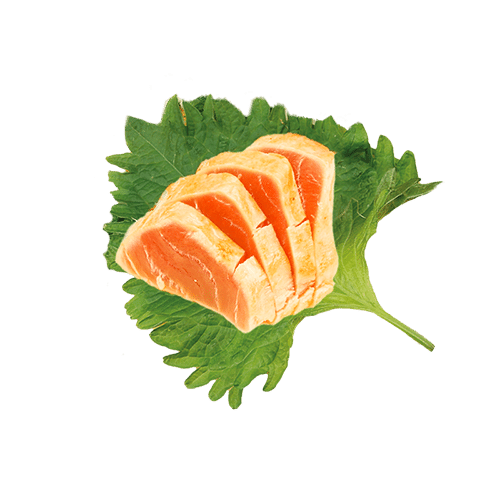 Geflambeerde zalm