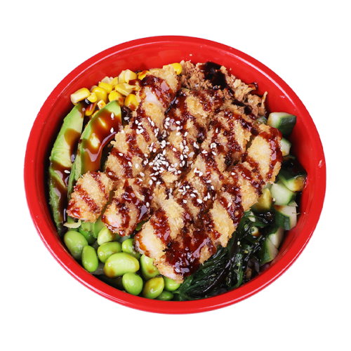 Garnalen poké bowl