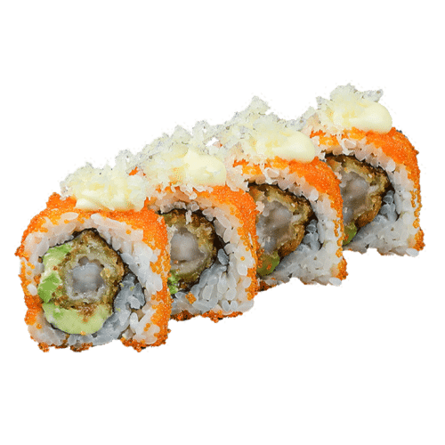 Gefrituurde garnalen maki