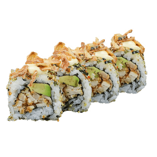 Gefrituurde kip maki