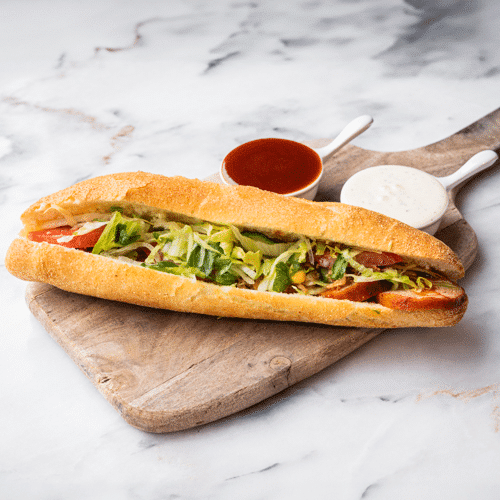 Stokbrood grillworst (selecteer je toppings)