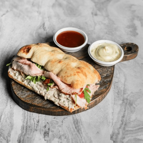 Vitello tonnato (rose van binnen)