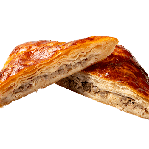 Minced meat bougatsa