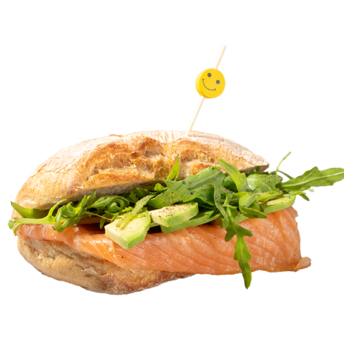 Broodje gerookte zalm