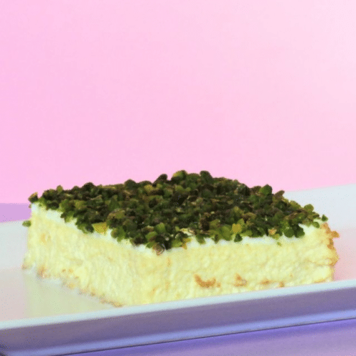 Pistachio milk cake