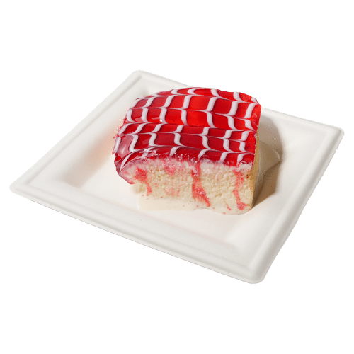 Raspberry milk cake