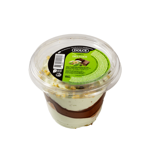 Pistachio tiramisu cup
