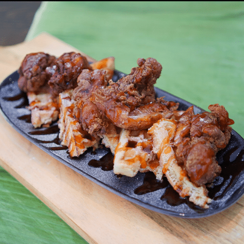 Chicken en waffle