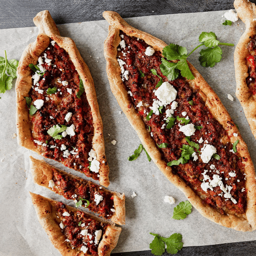 Pide kaas en kipdöner