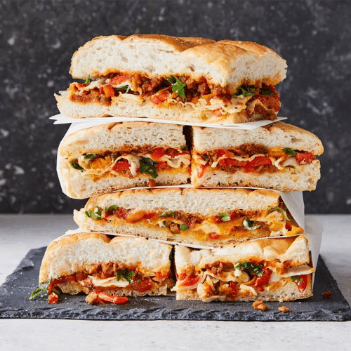 Turkse tosti kaas en worst