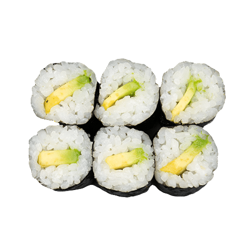 Avocado maki, 3 stuks