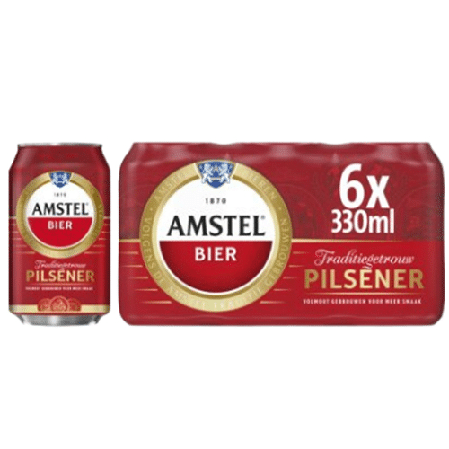 Amstel Pilsener Bier 6-pack 330ml