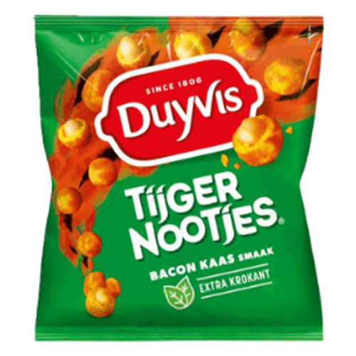 Duyvis Tijgernootjes Bacon Kaas 275 gram