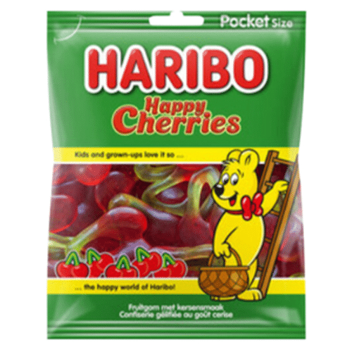 Haribo happy cherries 75 gram