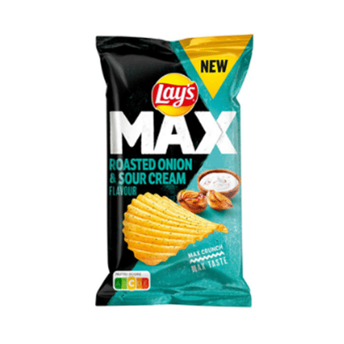 Lays' Max Roasted Onion Sour Cream 185 gram