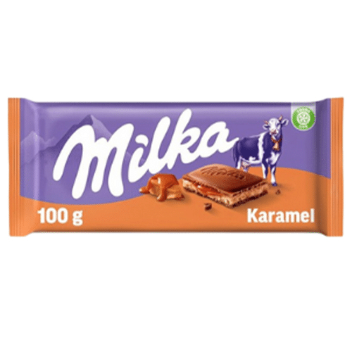 Milka caramel 100 gram