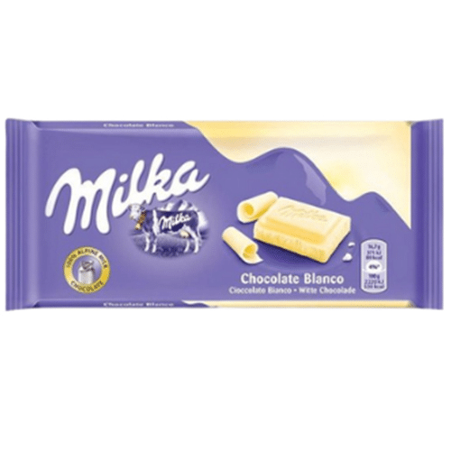 Milka witte chocolade 100 gram