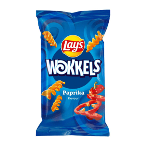 Lays' Wokkels Paprika Chips 100 gram
