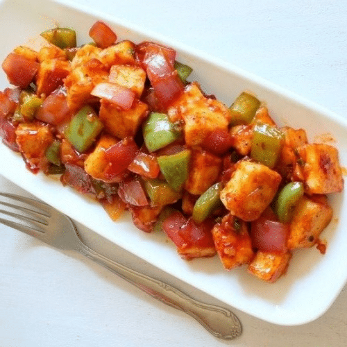 Chili paneer droog